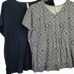 Cacique Women's Bundle Tops V-Neck Size 14/16